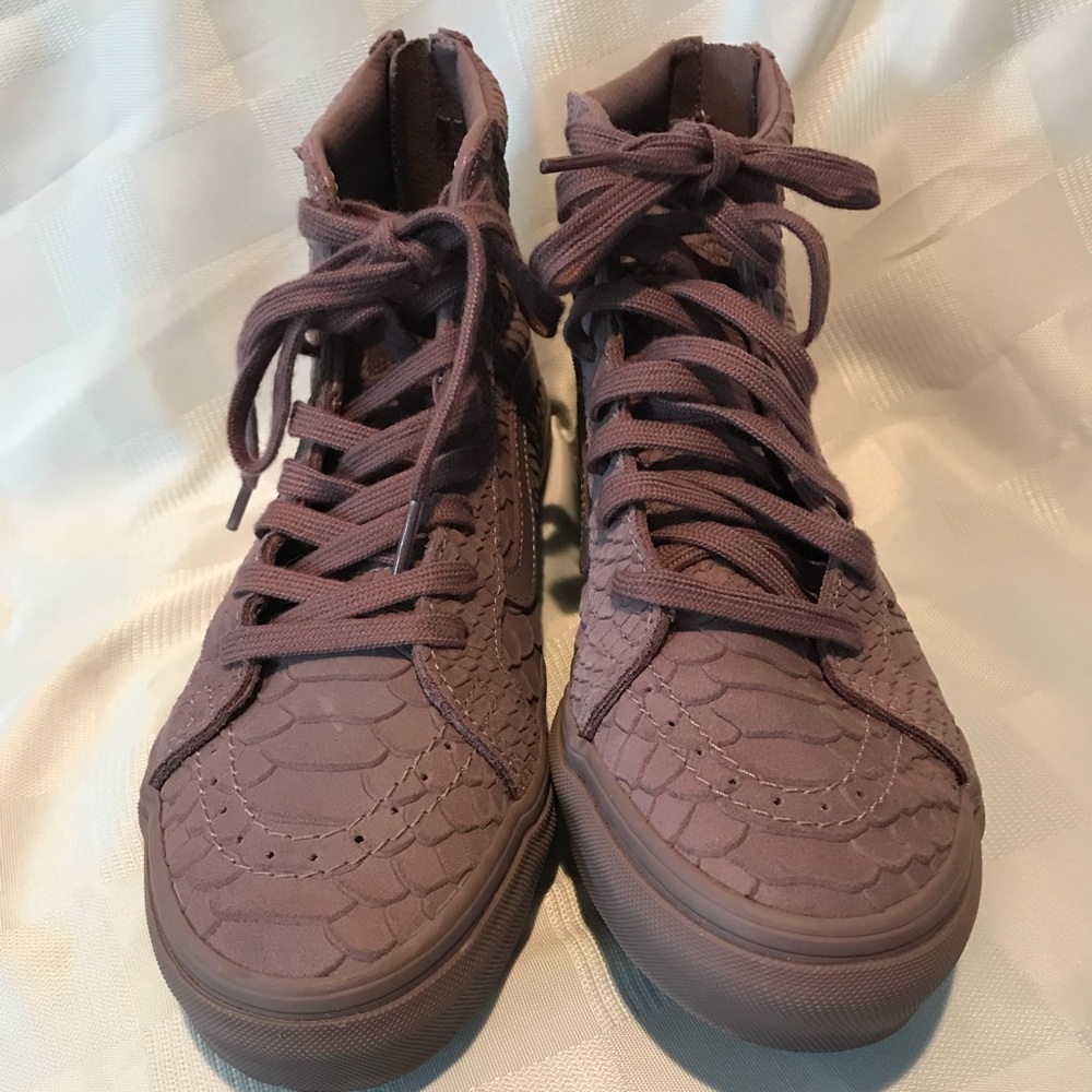 VANS Mauve Purple Python Slim Zip